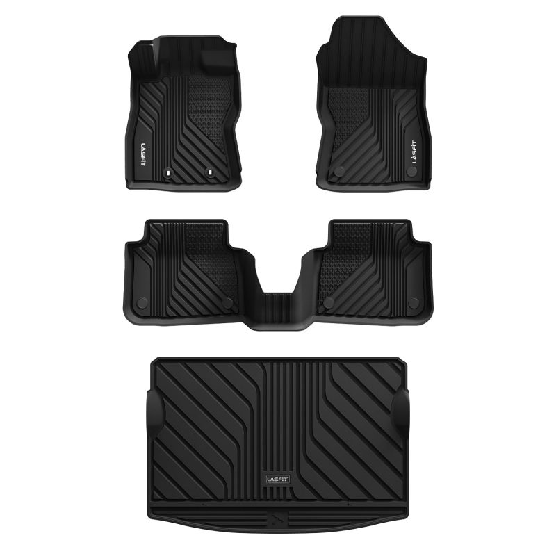 1st & 2nd Row & Rear Cargo Mats for Subaru Impreza 2017-2023, Don't fit Manual Transmission