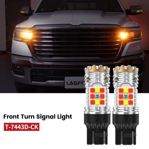 T-7443D-CK led bulbs fit for 2025 Ram 1500 front turn signal lights