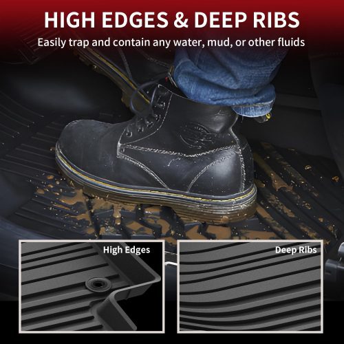 Toyota Grand Highlander 2024 Floor Mats Custom Fit high edge