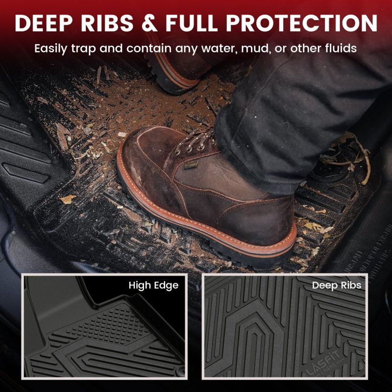 kia telluride 2020 2025 floor mats cargo mat deep ribs