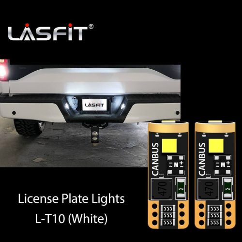 2015-2017 Ford F150 License Plate Light Upgrade 6000K Bright White LASFIT