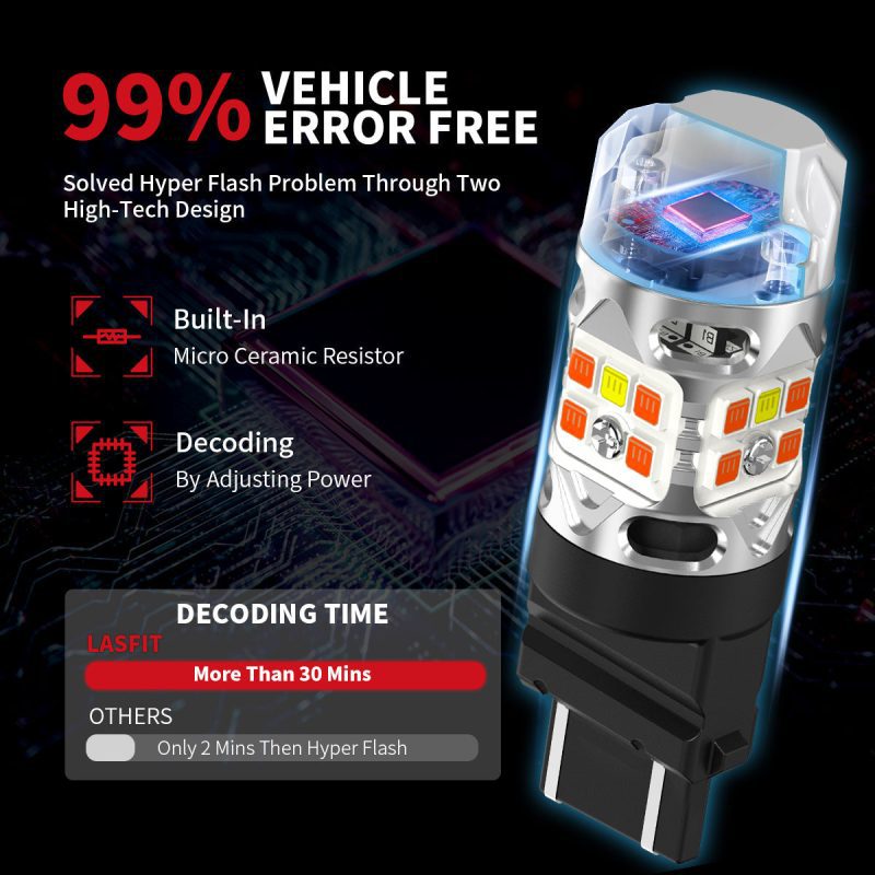 switchback T3 3157 CK led bulbs error free 1