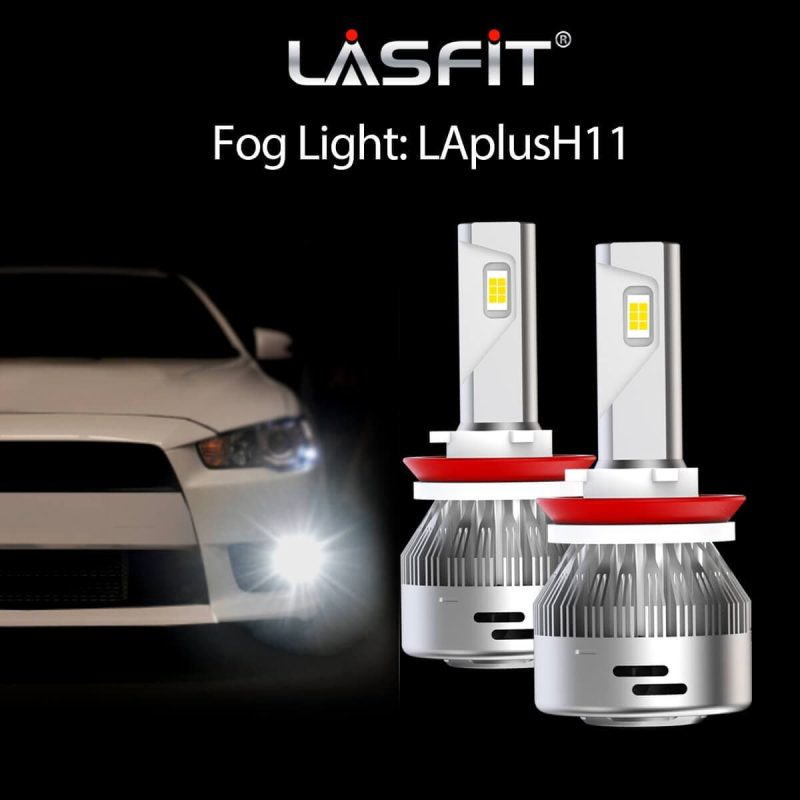 Lasfit H11 led fog lights fit for 2008 Mitsubishi Lancer