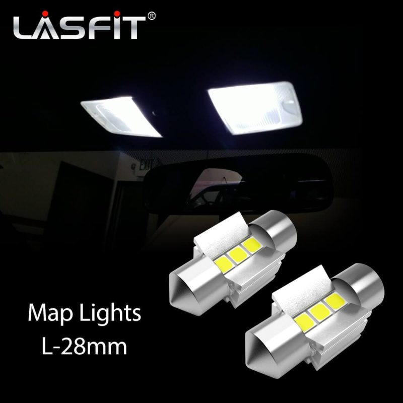 Lasfit 28mm led map lights fit for 2008 Mitsubishi Lancer