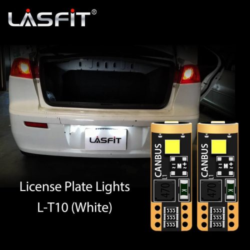 Lasfit 168 led license plate lights fit for 2008 Mitsubishi Lancer   