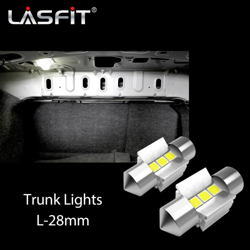 Lasfit 28mm led trunk lights fit for 2008 Mitsubishi Lancer