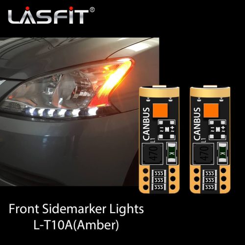 Lasfit 168 led front side marker lights fit for 2013-2015 Nissan Sentra 