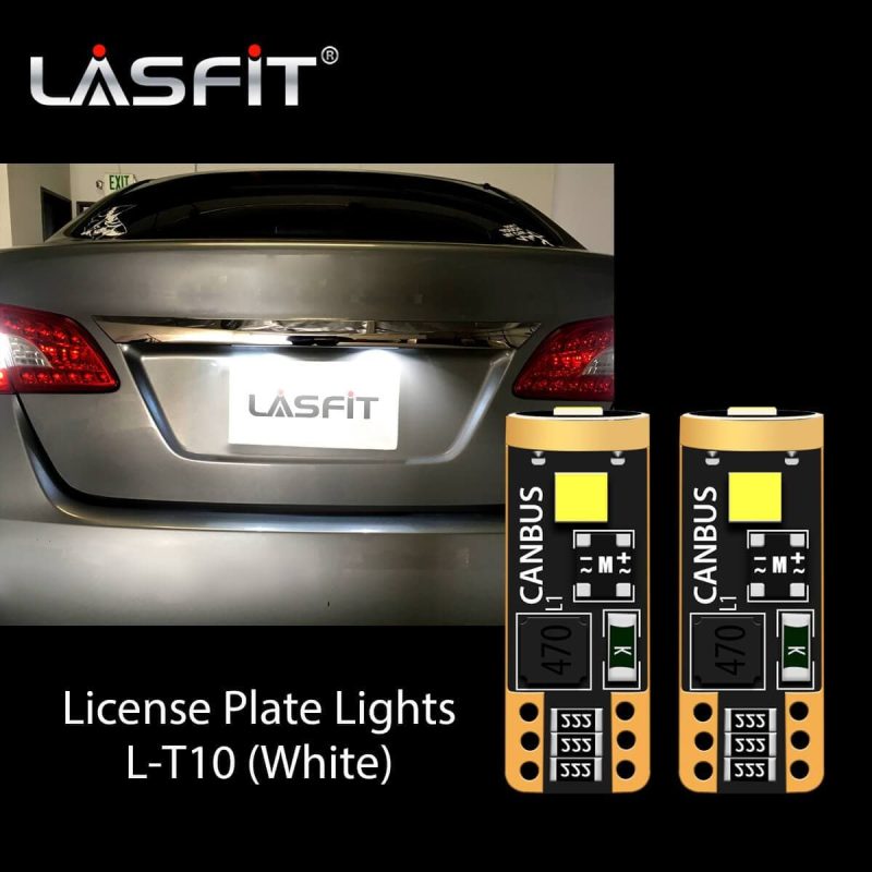 Lasfit 168 led license plate lights fit for 2013-2015 Nissan Sentra