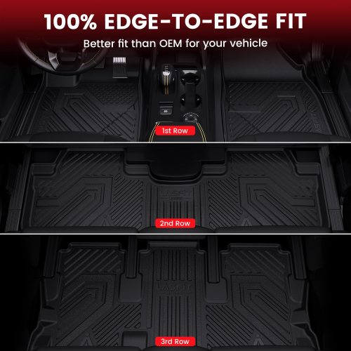 2014 2019 toyota highlander floor mats edge fit