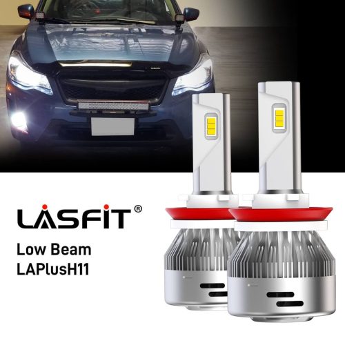 Lasfit H11 led low beam bulbs fit for 2016-2017 Subaru Crosstrek  