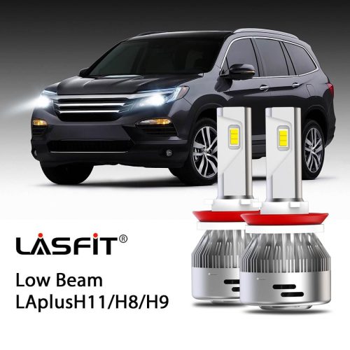 Lasfit H11 led low beam bulbs fit for 2016-2018 Honda Pilot  