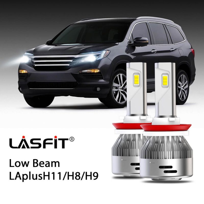 Lasfit H11 led low beam bulbs fit for 2016-2018 Honda Pilot