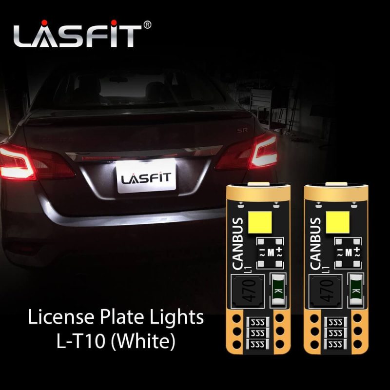 Lasfit 168 led license plate lights fit for 2016-2019 Nissan Sentra