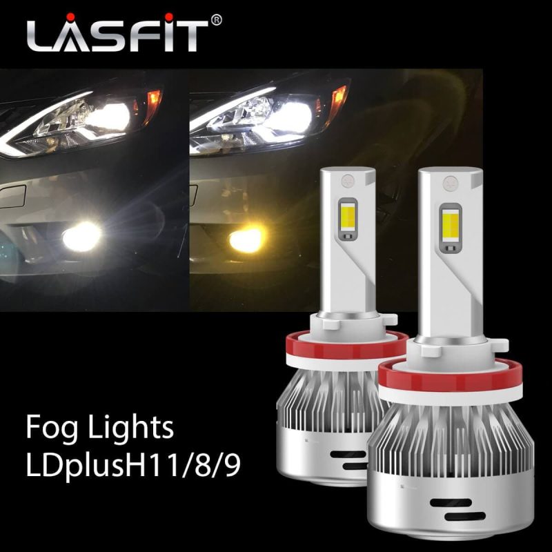 LDplus H11 LED bulbs fit for 2016-2019 Nissan Sentra fog lights