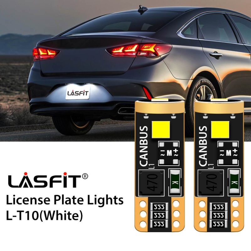 Lasfit 168 led license plate lights fit for 2017-2019 Hyundai Sonata