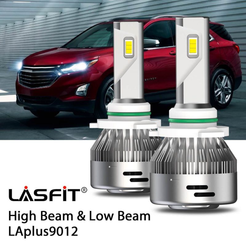 LED Headlight Bulbs Fit 2018-2019 Chevy Equinox 9012 LASFIT