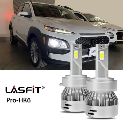 Lasfit H7 led low beam bulbs fit for 2018-2020 Hyundai Kona