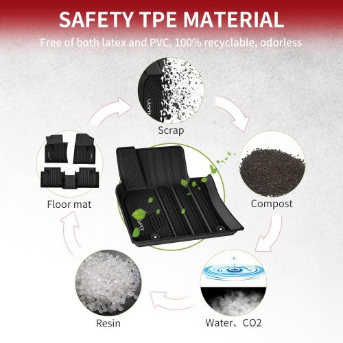 2018 2024 toyota camry tpe floor mats