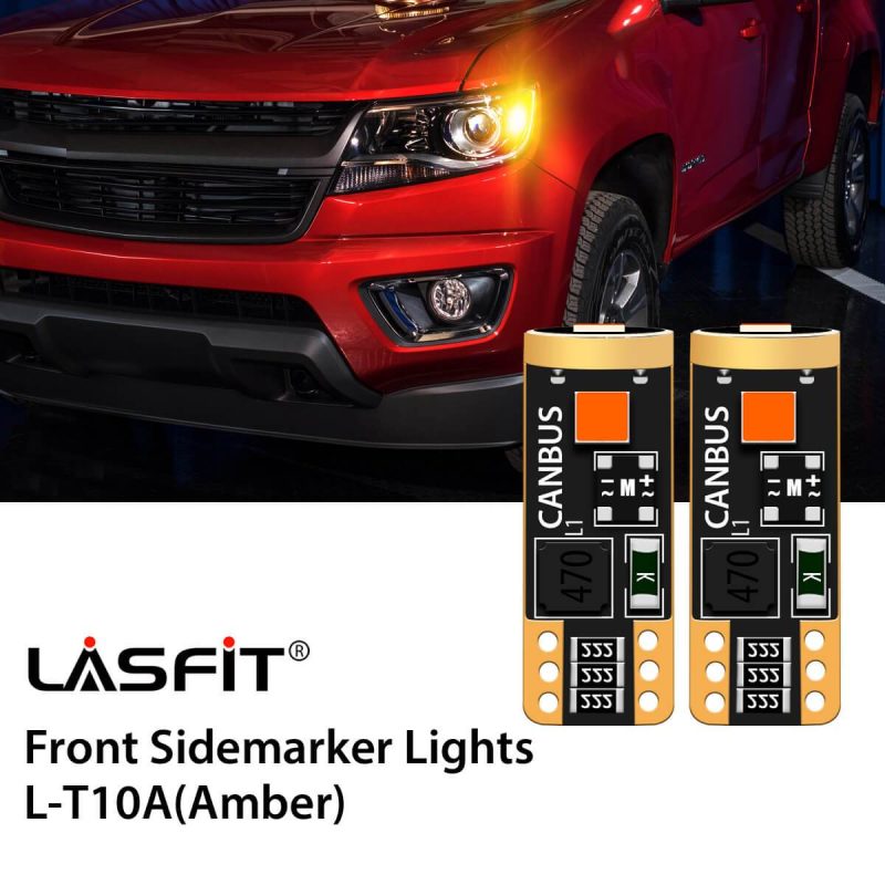 Lasfit 168 led front side marker lights fit for 2019-2022 Chevy Colorado