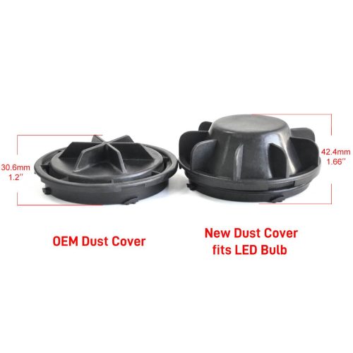 4 headlight bulb oem dust cover seal cap