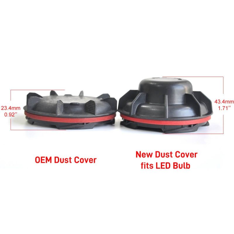 4 lasfit headlight bulb dustproof cover cap