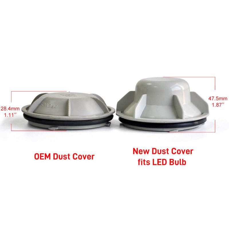 4 lasfit led headlight waterproof cap seal cover