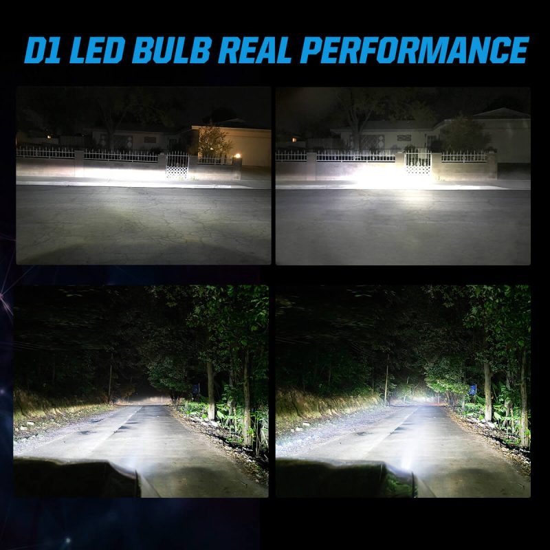 D1 D3 led bulbs real performance