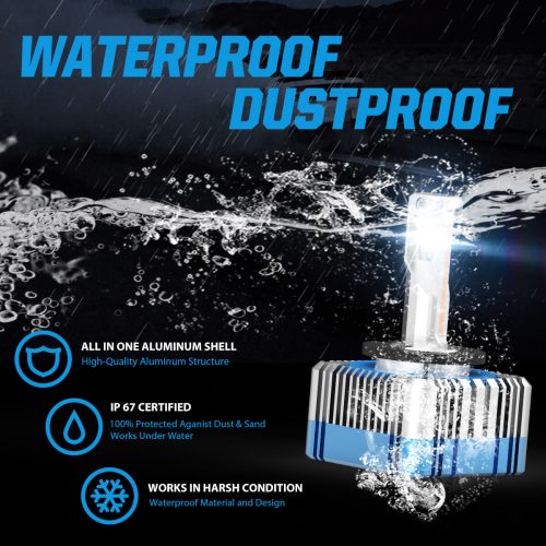 D1 D3 led bulbs waterproof certificated