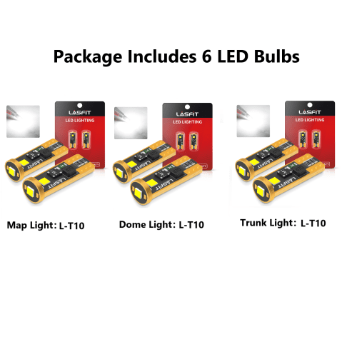 L T10LEDBulbs3pair