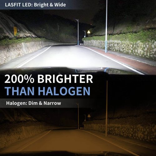 LAplus 5202 led bulbs brighter than halogen bulbs