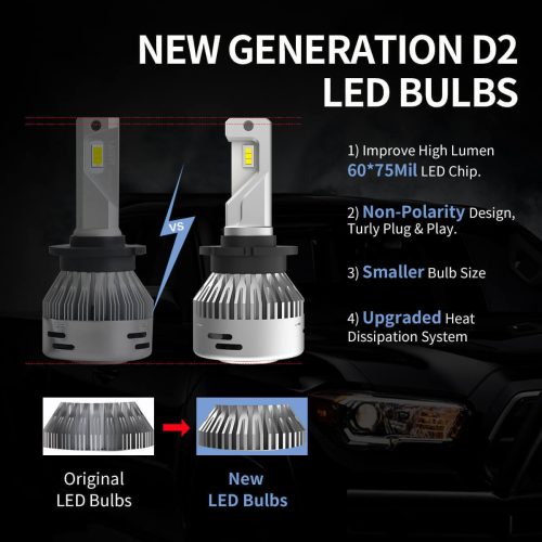 LAplus D2S led bulbs key features