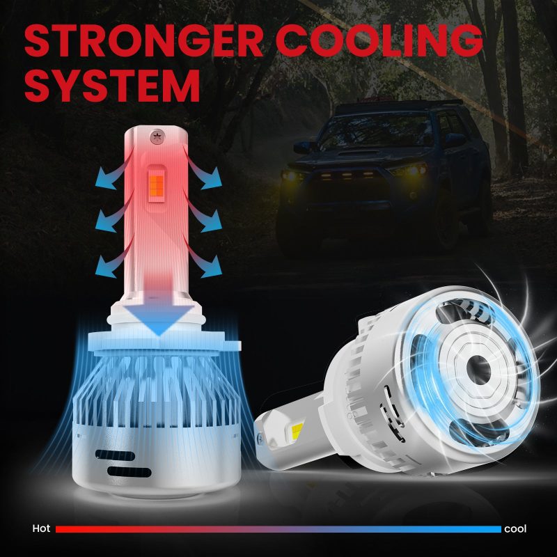 LDplus 9005 led bulbs stronger cooling system