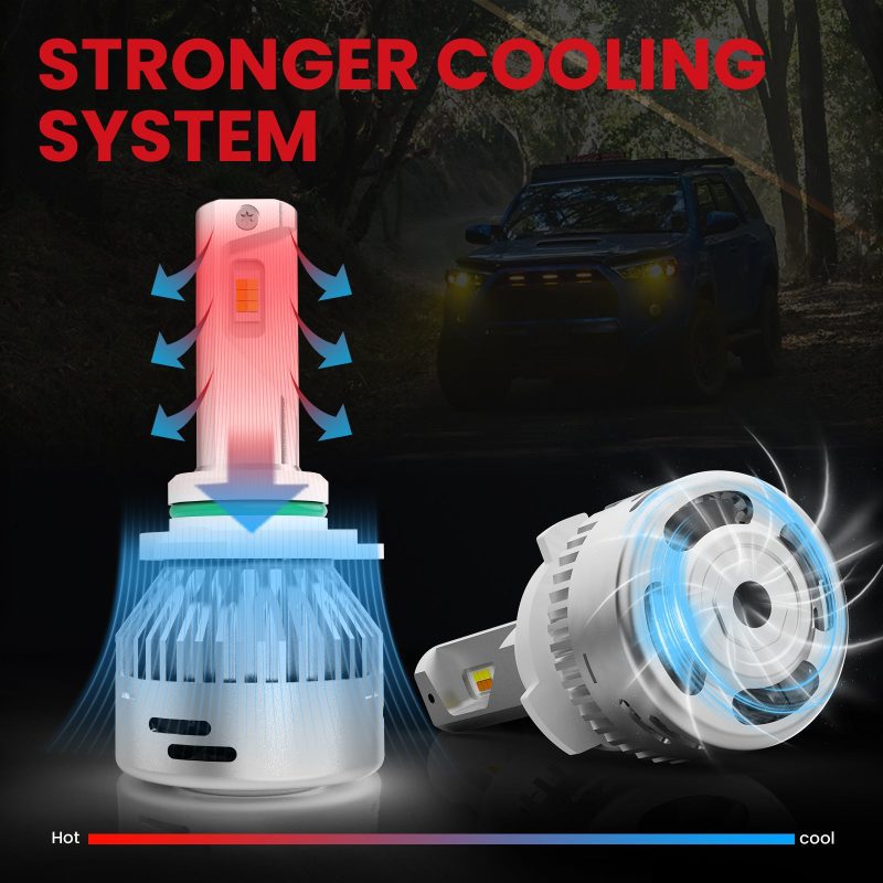 LDplus 9006 led bulbs stronger cooling system