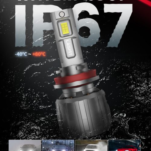 LSplus H11 LED bulbs IP67 waterproof