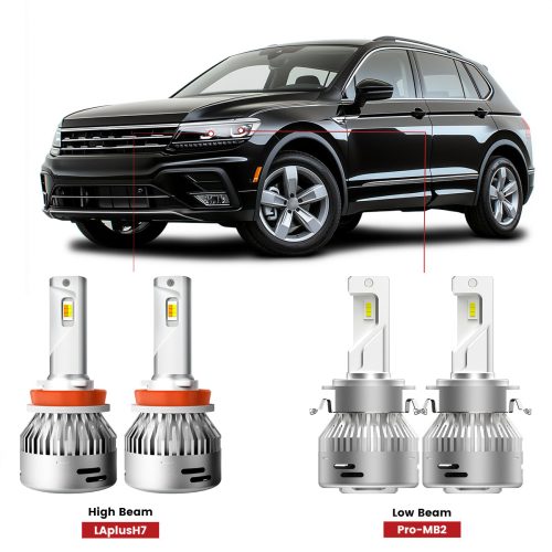 Lasfit H7 led headlight bulb fit for 2018 2021 Volkswagen Tiguan