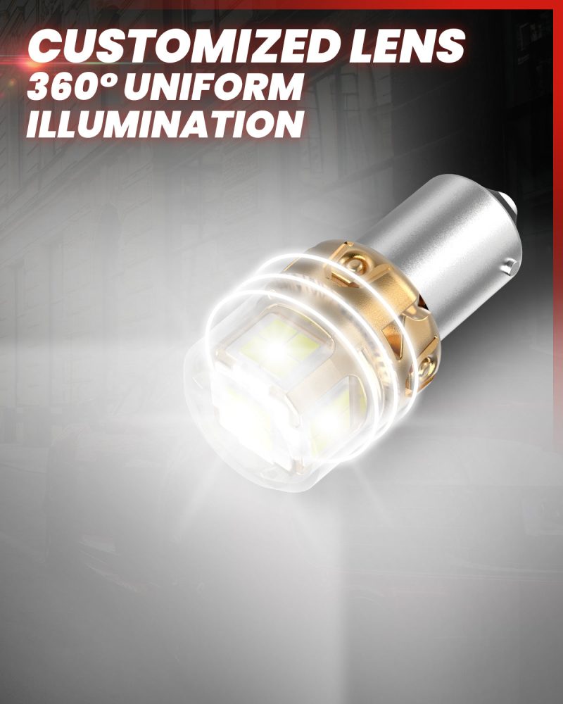 Lasfit L2 1156 LED Bulb 360 uniform illumination 1