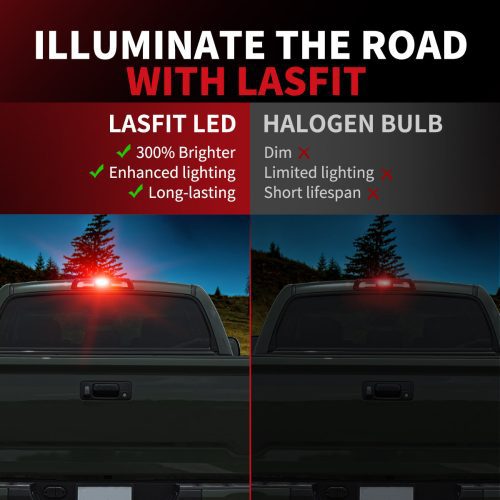 Lasfit red 921 led 3rd brake lights advantages