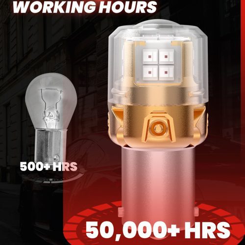 Lasfit red L2 1156R LED Bulb longer working hours