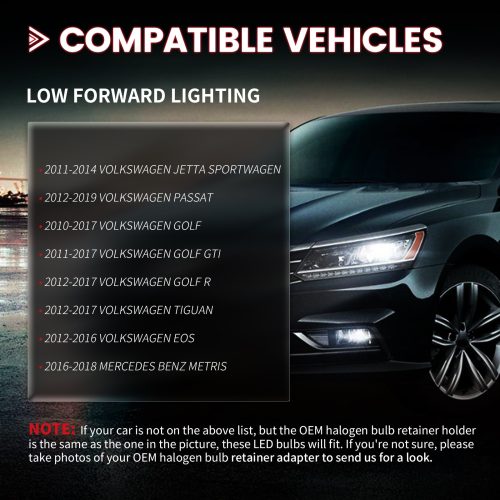 Pro G2 LED bulbs compatible vehicles