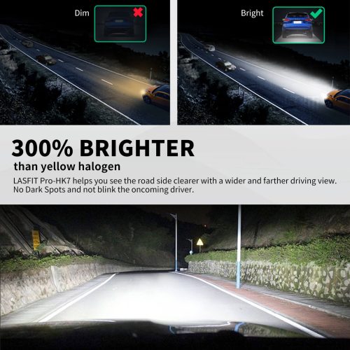 Pro HK7 LED bulbs 300 brighter than halogen bulbd