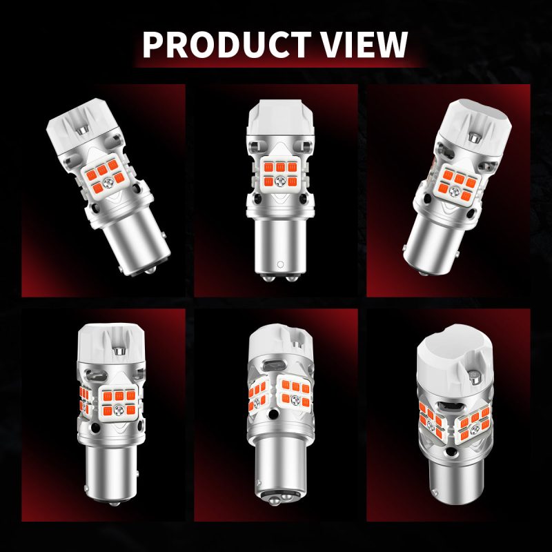 amber T3 1157 led bulbs product details