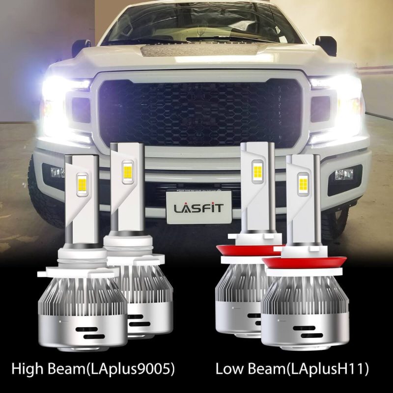 2018-2019 Ford F150 LED Headlight Combo Bulbs Replacement LASFIT