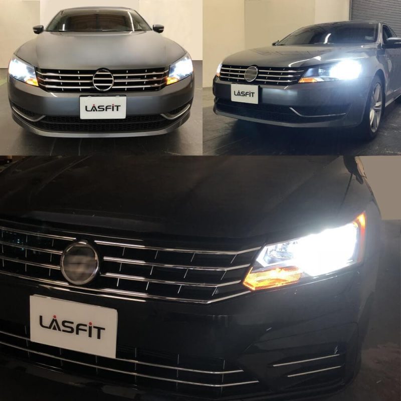 vw passat low beam and turn signal light